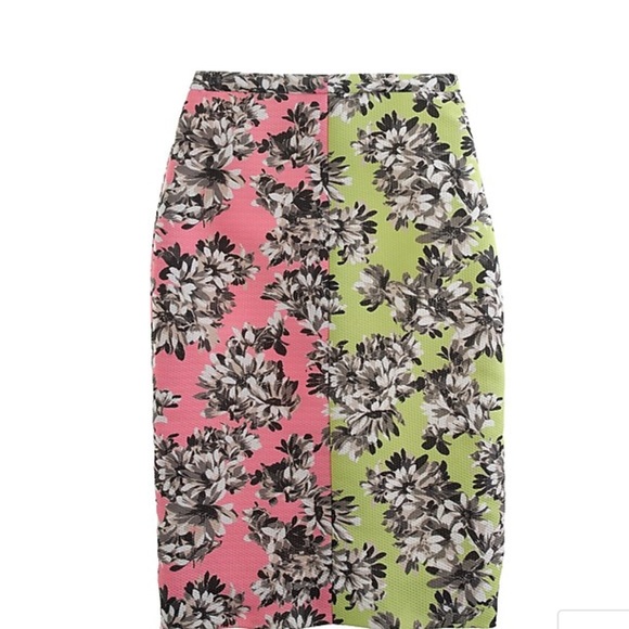 J. Crew Dresses & Skirts - J. Crew Collection mirror photo floral jcrew skirt